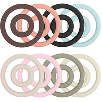 Kit d'accessoires de Pilates unisexe YWTB – Bande de résistance en tissu extensible couleur personnalisée, Cercle magique, Bloc de yoga, Anneau de Pilates, Barre de gym, Haltère