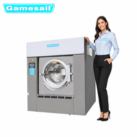 Laveuse-essoreuse électrique industrielle entièrement automatique en acier inoxydable, double capacité 30 kg