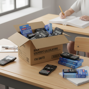 Calcolatori scientifici alla rinfusa con copertine 150 unità Per scatola Per uso matematico all'ingrosso ed educativo - Product Image 2