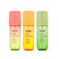 Flacons de lotion pour le corps en plastique PET vides de luxe personnalisés de 60 ml, 90 ml, 250 ml avec pompe pulvérisateur pour les soins de la peau