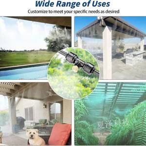 Kit de pulvérisation à basse pression 8 10 15 18, micro-pulvérisateur de riz pour jardin, extérieur, patio, balcon, alimenté par l'eau - Product Image 3