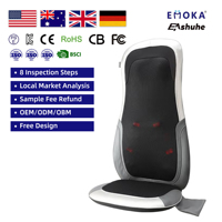 Cojín de Masaje Multifuncional Personalizado para Asiento de Coche, Shiatsu, con Calor y Vibración