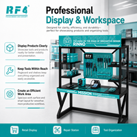 Banc de travail multifonctionnel mobile Rf4 Rt02d pour techniciens, table de démonstration pour la réparation et l'enseignement en direct des applications électroniques
