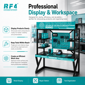 Banc de travail multifonctionnel mobile Rf4 Rt02d pour techniciens, table de démonstration pour la réparation et l'enseignement en direct des applications électroniques - Product Image 2