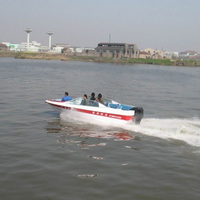 Offre Spéciale Bateau de Course en Fibre de Verre Personnalisé de 5,78 m à Grande Vitesse, Bateau de Pêche Aquatique, Bateau Rapide pour Passagers – Fournisseur Chinois