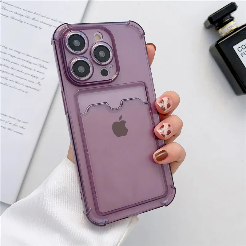 for iphone x xr 11 12 pro cellphone case card holder clear,for iphone 12 and promax design case wallet