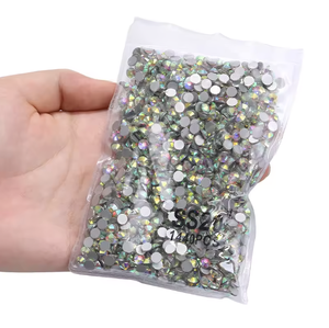 คริสตัลพลอยเทียมสีฟ้าแบบปรับแต่งได้แบบแบนขนาดใหญ่ตามธรรมชาติ - Product Image 5