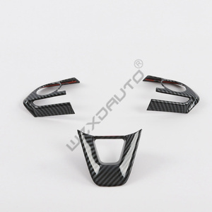 Cubierta Decorativa para Volante WZXD 2020 2022, Fibra de Carbono ABS, 3 Piezas para Cross - Product Image 3