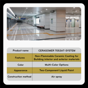 [CERAGOMER] Non-Flammable Ceramic Coating for Building <b>interior</b> and exterior materials - Product Image 3