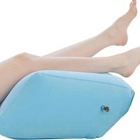 Coussin triangulaire gonflable en plastique pliable pour hôtel, confortable pour le corps, idéal pour la relaxation, chaise longue, lit, soutien lombaire