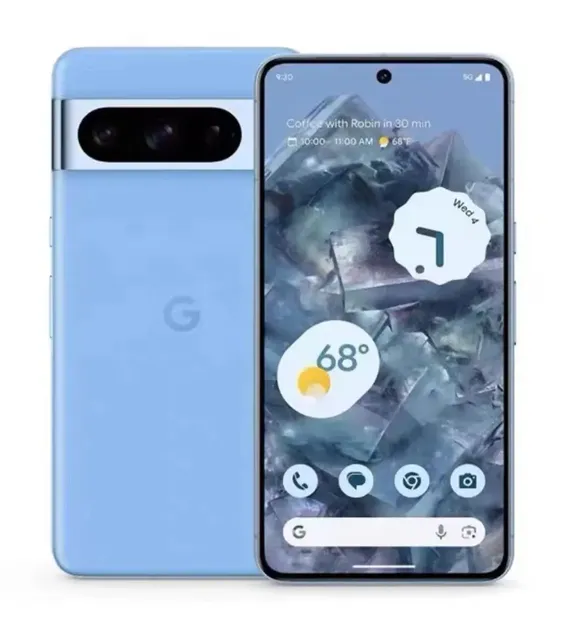 New Google 8 Pro 5G 8pro Google Tensor G3 6.7"12GB+128GB NFC Octa Core Android 14 IP68 Dust/water Resistant 50MP Cameras