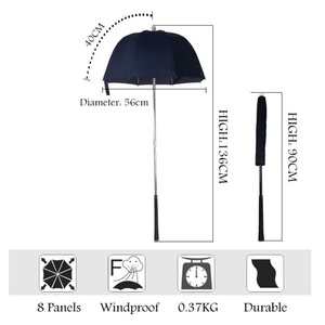 Acceptez les petites commandes – Parapluie de golf monocouche de 16 pouces à insérer dans le porte-parapluie de sac de golf - Product Image 6
