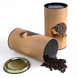 Récipients de stockage en carton à cylindre rond alimentaire imprimés sur mesure pour café thé emballage papier cylindre rond - Product Image 6