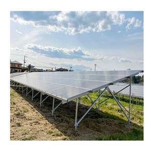 Système de montage au sol pour panneaux solaires photovoltaïques en acier à installation rapide, pour projets solaires résidentiels hors réseau, sur réseau et commerciaux - Product Image 6