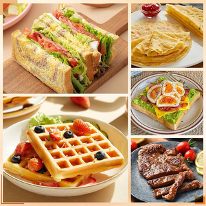 Popular Portable Sandwich Cake Mold Aluminium Roasting <b>Pan</b> Outdoor Use Two Side Breakfast Sandwich <b>Grill</b> <b>Pan</b> - Product Image 5