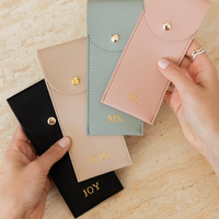 Estuche para bolígrafos RR, útiles escolares, estuches para lápices, caja moderna para lápices, organizador de papelería, estuche de cuero PU para lápices para niñas
