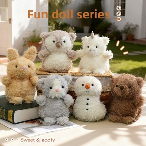 Peluche a forma di pinguino, gufo, panda, unicorno, bambola di peluche, regalo per bambine - Product Image 1