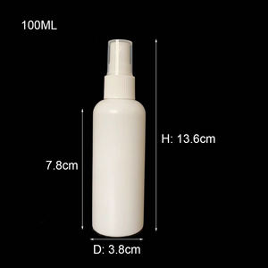 Botella de Spray Blanca de HDPE al por Mayor, Capacidades de 10 ml y 100 ml, a Prueba de Luz, con Bomba de Pulverización Lateral, Subbotella para Perfume y <span class=keywords><strong>Alcohol</strong></span> - Product Image 6