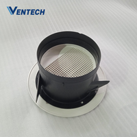 VDV-A6 Diffuseur d'air de retour rond en plastique moderne pour système de ventilation, type disque, pour plafond