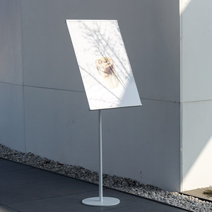 Grand support télescopique pour panneau KT, présentoir sur pied pour affiches de <span class=keywords><strong>recrutement</strong></span> et publicité d'entrée de centre commercial - Product Image 1