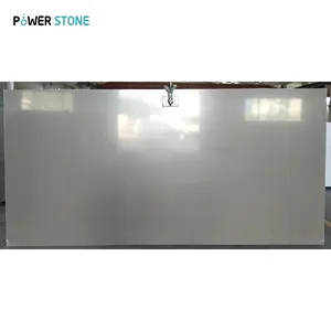 POWER STON Polished Surface Brown Artificial Quartz Stone Slab Quartz Stone Kitchen Countertops Stone Wall Panels PSQP012-2