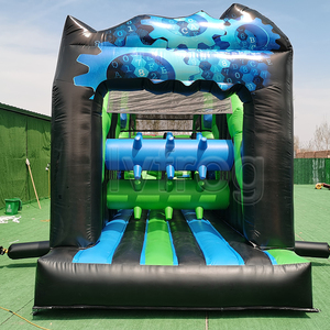 Khổng lồ không khí Bouncer Trampoline <span class=keywords><strong>Inflatable</strong></span> Land trở ngại các nhà sản xuất stormbaan trở ngại <span class=keywords><strong>Inflatable</strong></span> khóa học cho người lớn - Product Image 5
