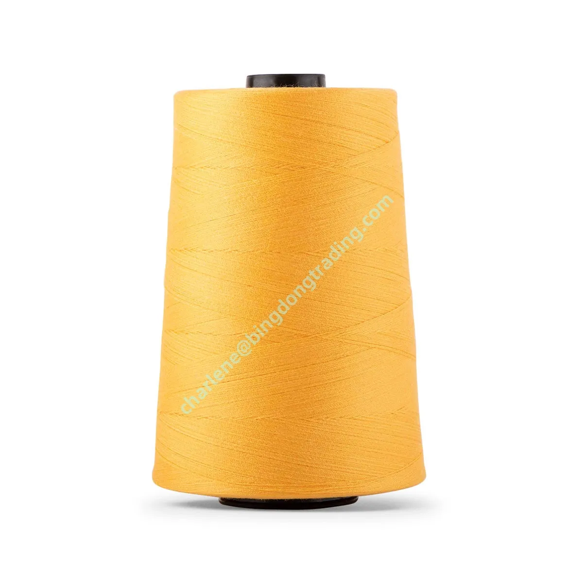 Per Cone Coats Manufacturer Waxed Industrial Machine Use Sewing Thread 100% Polyester Wholesale 30S/3 Red Color 4000m Dyed