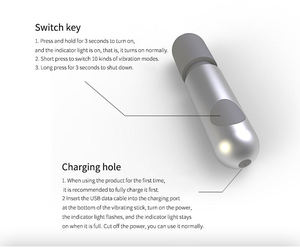 <span class=keywords><strong>Mini</strong></span> Vibrador de Massagem Privada para Mulheres, Brinquedos Sexuais para Adultos, Microfone Vibrador - Product Image 5