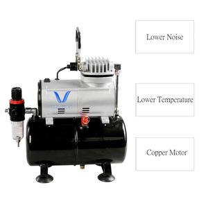 Linhaiveta sơn bàn chải không khí Gun <span class=keywords><strong>Set</strong></span> xách tay mini Airbrush Kit với máy nén - Product Image 3