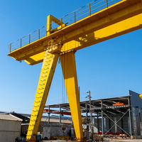 Grue à portique à double poutre motorisée de 50 tonnes avec chariot à treuil pour extérieur
