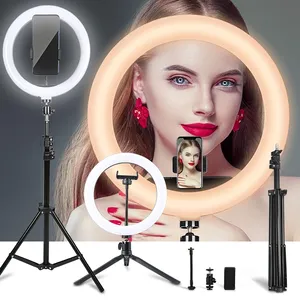 8 "20cm 10" 26cm 12 "30 centímetros tik tok anel luz tripé com suporte comprar aros led tripé barato para fotografia vlogging