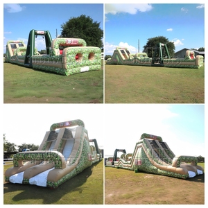 Parcours d'obstacles gonflable géant en PVC certifié CE pour événements extérieurs, location et écoles – Défi extrême - Product Image 6