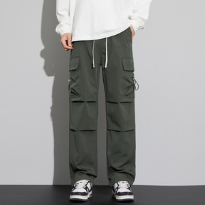 <span class=keywords><strong>Pantaloni</strong></span> da paracadutista da esterno plissettato di alta qualità da <span class=keywords><strong>uomo</strong></span> con nuova tela Casual da alpinismo elastica a forma rilassata - Product Image 1