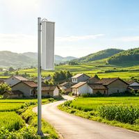 Enceinte colonne extérieure multi-puissance étanche à tension constante pour système de sonorisation de projets communautaires en bord de route