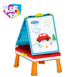 KSF Unisex Handtasche Neuestes Doppelseitiges Magnetisches Kinderspielzeug Löschbare Plastik-Zeichentafel für Kinder - Product Image 1