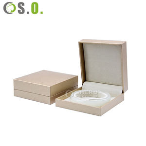 Caja de Joyería de Plástico de Alta Gama, Caja de Pulseras de Papel Imitación Cuero de Buena Calidad, Elegante Juego de Cajas para Joyas, Colgantes y Pendientes - Product Image 4