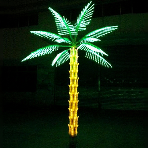 Premium Outdoor LED Palm Tree <b>Light</b> Christmas Tropical Decor 4-5m IP65 for Poolside Terrace & Coastal Hotel Landscape - Product Image 1