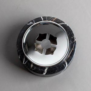 Simple y creativo <span class=keywords><strong>pelo</strong></span> de caballo mármol metal de gama alta <span class=keywords><strong>Cenicero</strong></span> adornos modelo decorativo habitación ventas Oficina hogar muebles - Product Image 6