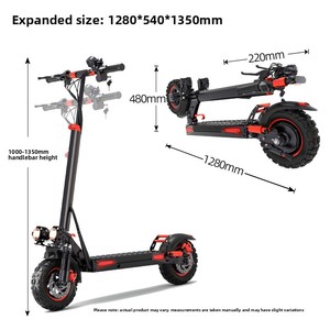Nuevo Scooter Plegable de Aluminio para Adultos, Motor de 48V 1600W, Impermeable, 55km/h, Absorción de Impactos, Diseño Plegable, Fácil de Guardar - Product Image 3
