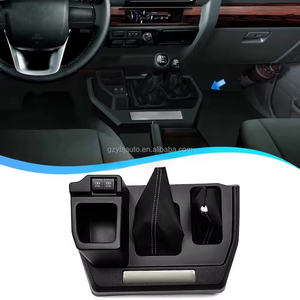 Garniture de couvercle de boîte de Console <span class=keywords><strong>centrale</strong></span> intérieure de voiture YBJ pour Toyota <span class=keywords><strong>Land</strong></span> <span class=keywords><strong>Cruiser</strong></span> série 70 LC70 LC76 LC79 FJ70 FJ76 FJ79 70e anniversaire - Product Image 6