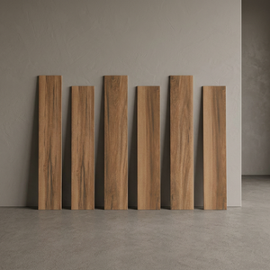 Maple Beige 8x48 Inch Matte Wood Look Porcelain Plank Tiles Contemporary Interior Flooring Ceramics - Product Image 5