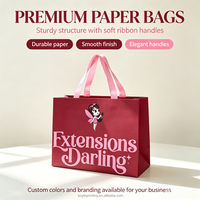 Kosmetik-Papiertüten mit Eigenem Logo Weiße Kartontüten mit Seilgriff für Parfüm Make-up Marken Luxus Einzelhandel Veredelung