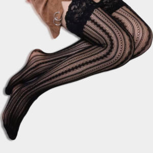 Collants serrés en nylon, tissu brillant, body collant pour femme, bas sexy pour femme mature - Product Image 1