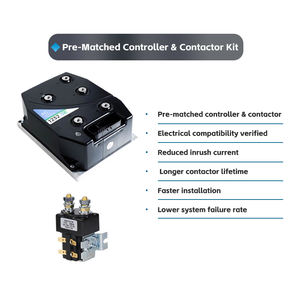 Kit de Controlador de Motor de CA Curtis 1232 para Montacargas Eléctrico con Contactor de CC SW180 24V 36V 200A Panel de Control para Apilador - Product Image 4