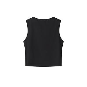 沈竹套装女2件套2025时尚针织套装复古女裁剪背心 + 裙子女套装 - Product Image 2