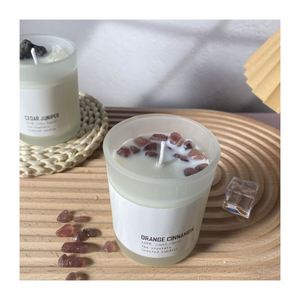 Luxury Scented Soy Many Fragrance Candles for Your Choose With Frosted Glass Jar - Product Image 3
