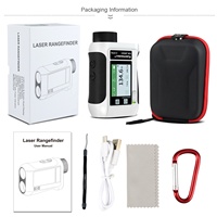 Télémètre laser de sport à écran LCD amélioré 1500m Instruments optiques Diastimètre de chasse Télescope de golf intelligent