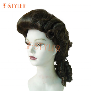 FSTYLER Vente Chaude Synthétique Avocat <span class=keywords><strong>Juge</strong></span> Cosplay <span class=keywords><strong>Perruque</strong></span> En Gros Vente En Vrac Usine Personnaliser Mode Réglable Costume <span class=keywords><strong>Perruque</strong></span> - Product Image 2