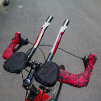 Manillar Profesional TOSEEK para Contrarreloj, 31.8mm 340mm, Barra Aerodinámica de Carbono para Bicicleta de Carretera, Triatlón, Piezas de Alta Rigidez