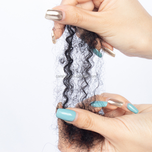 Listo para enviar 100% cabello humano Afro Kinky rizado a granel para Locs y ganchillo - Product Image 6